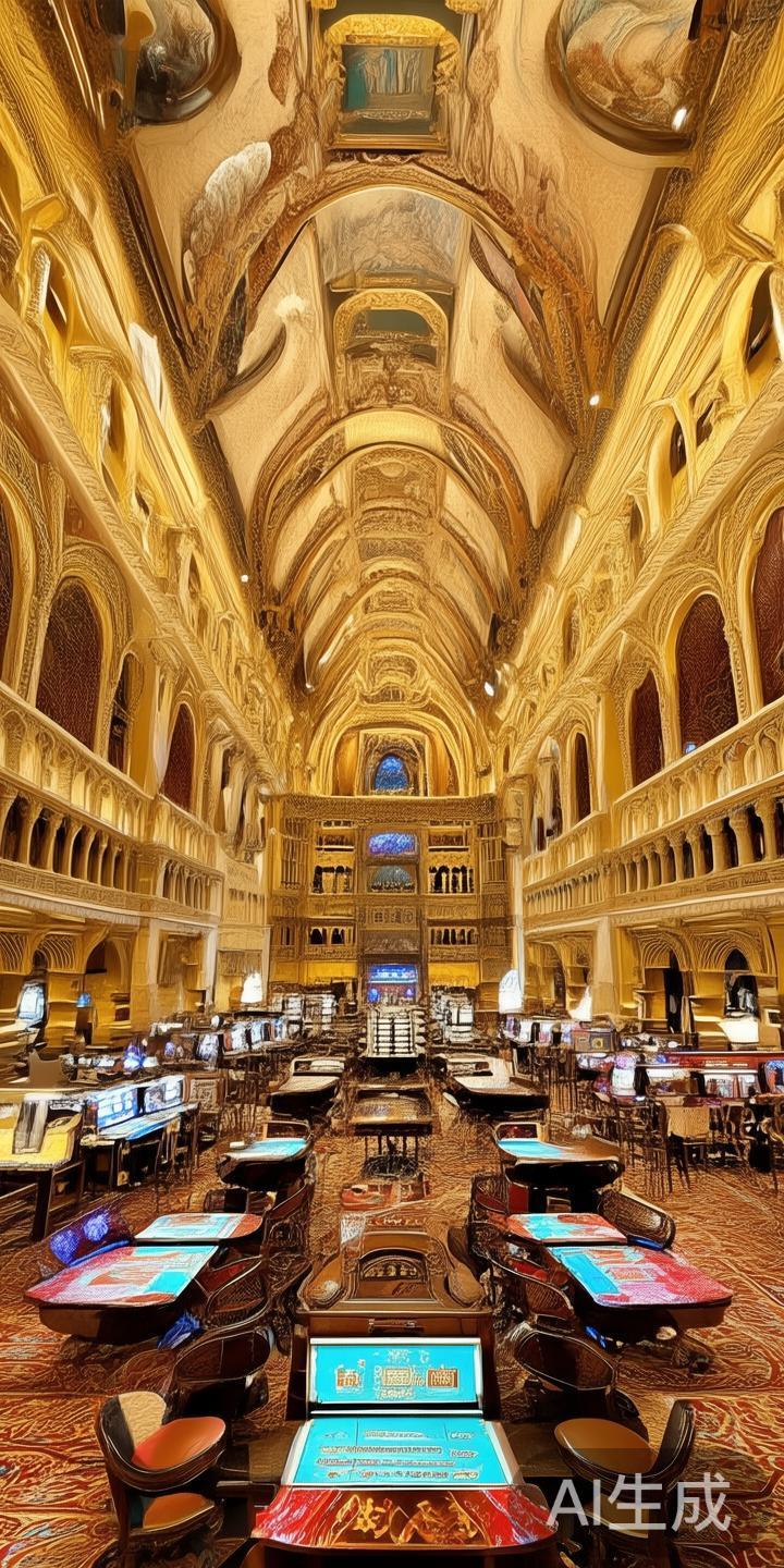 澳门威尼斯人赌场以其宽敞华丽的布局和丰富多样的赌品