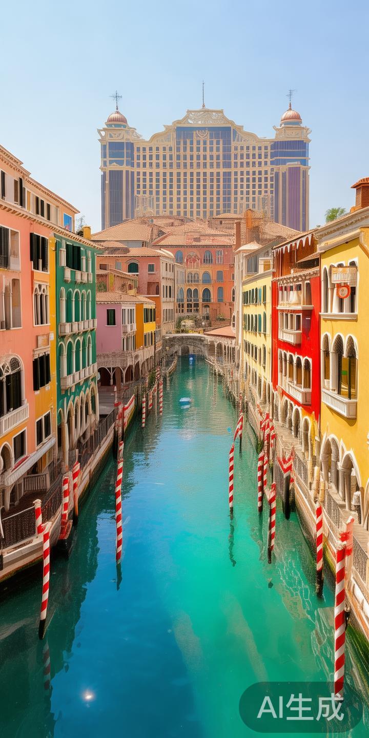 深度体验澳门威尼斯赌场:领略融合中西文化的世界娱乐胜地 站在威尼斯赌场门前,首先映入眼帘的是其复刻意大利威