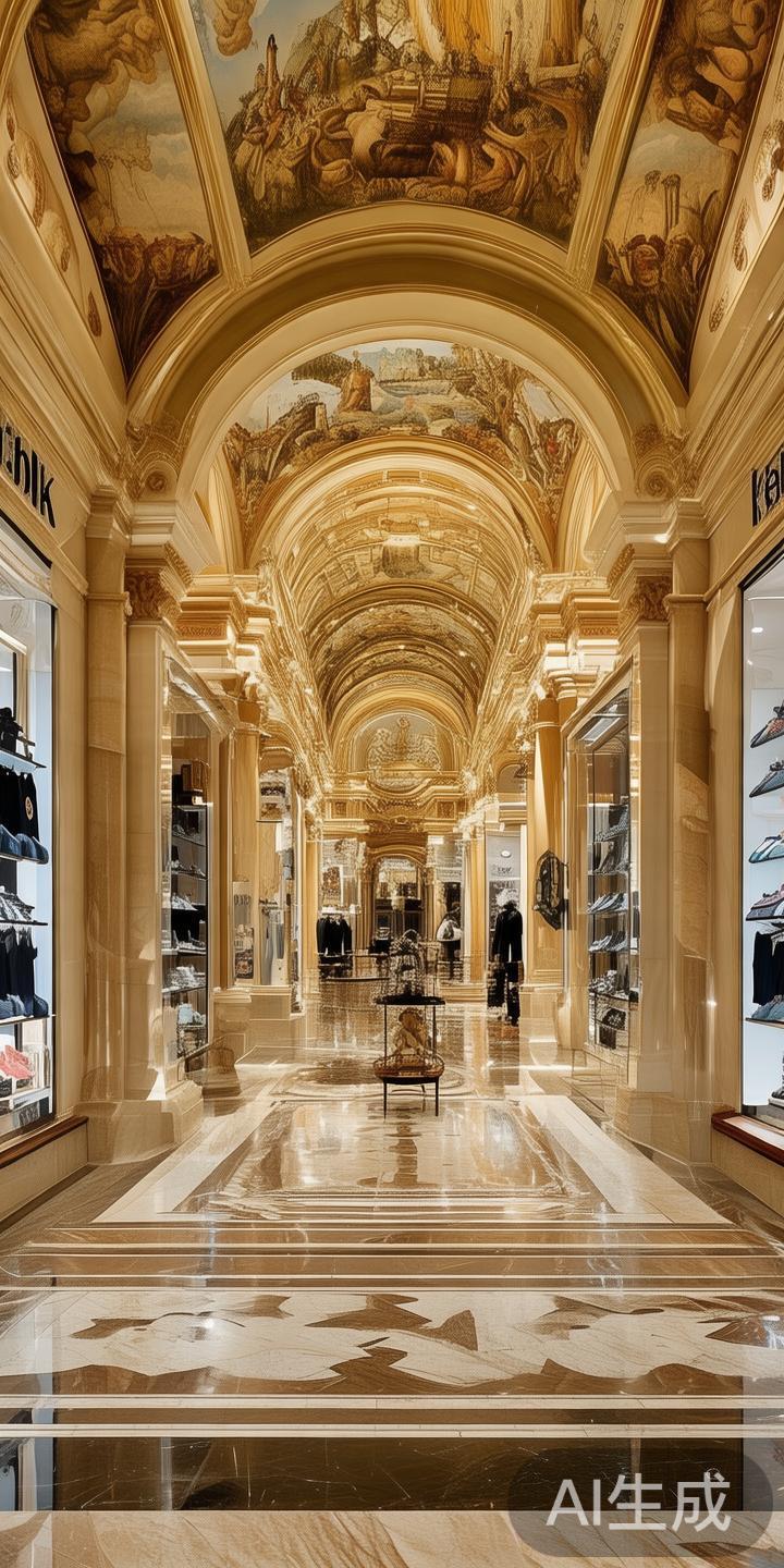 走进威尼斯人内部，犹如置身一座精品购物天堂，其布局